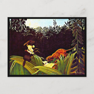 Postkarte-Klassiker/Retro-Henri Rousseau 9 Postkarte