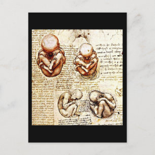 Postkarte-Klassiker/Retro-Leonardo da Vinci 9 Postkarte