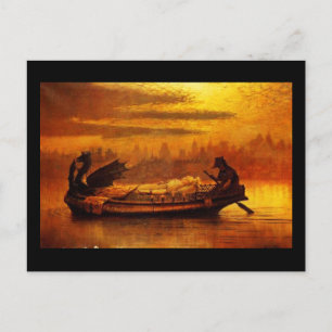 Postkarte-Klassisch/Vintag-Grimshaw 5 Postkarte