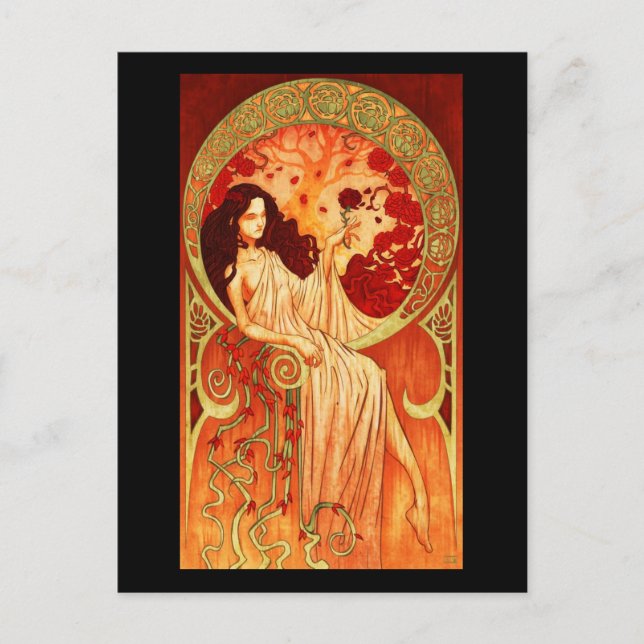 Postkarte - Klassische Kunst - Mucha 13 (Vorderseite)