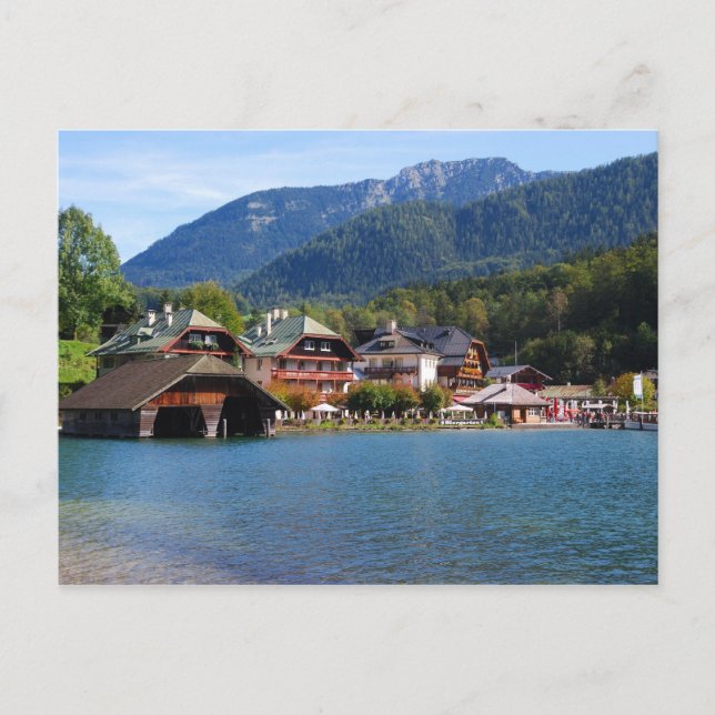 Postkarte Königssee (Vorderseite)