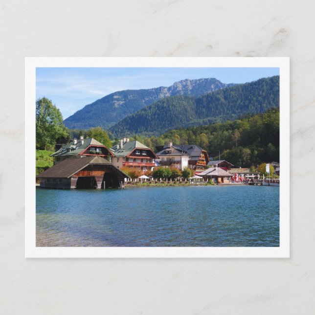 Postkarte Königssee (Vorderseite)