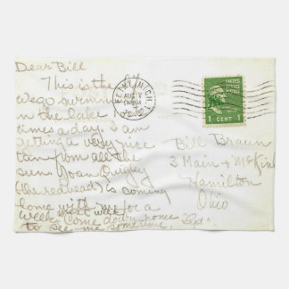 Postkarte Küchentücher