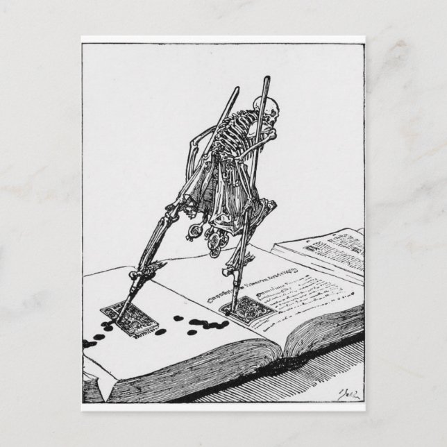 Postkarte La Dance de la Mort (Vorderseite)