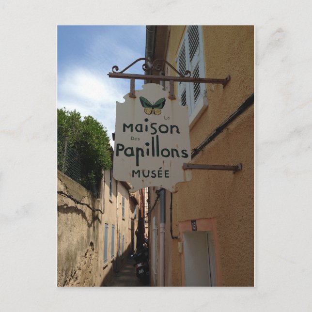 Postkarte La Maison des Papillons (Vorderseite)