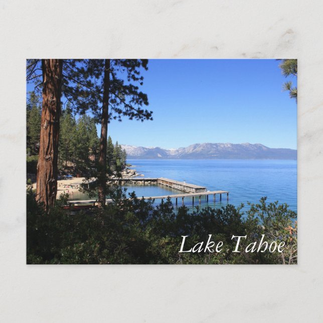 Postkarte Lake Tahoe (Vorderseite)