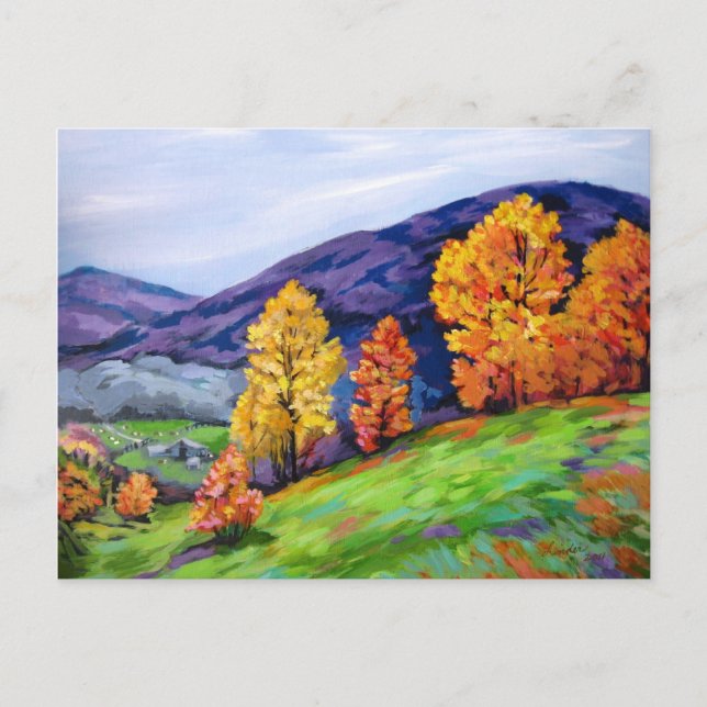 Postkarte Landschaft (Vorderseite)