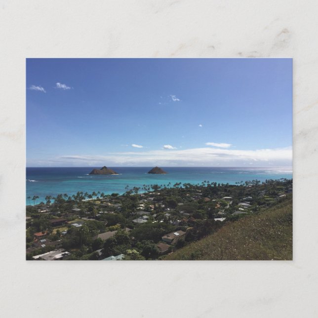 Postkarte Lanikai von Hawaii (Vorderseite)