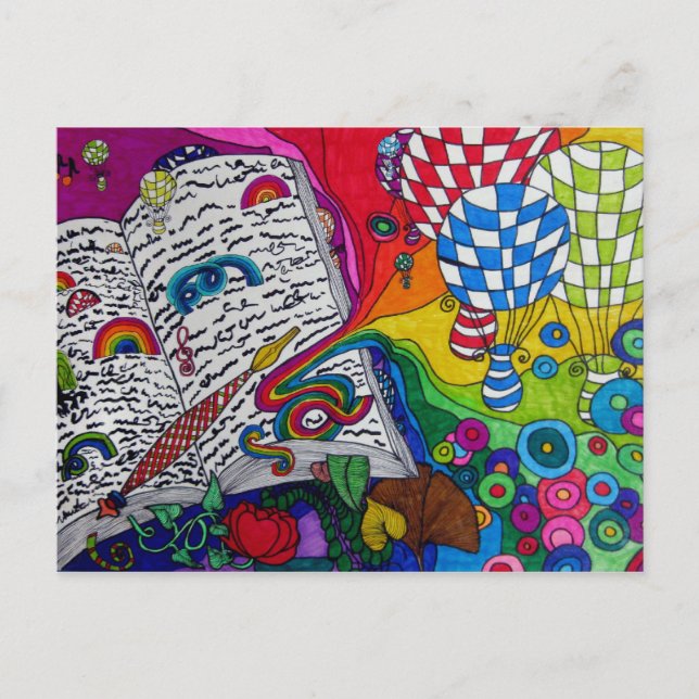 Postkarte Lebensbuch (Vorderseite)