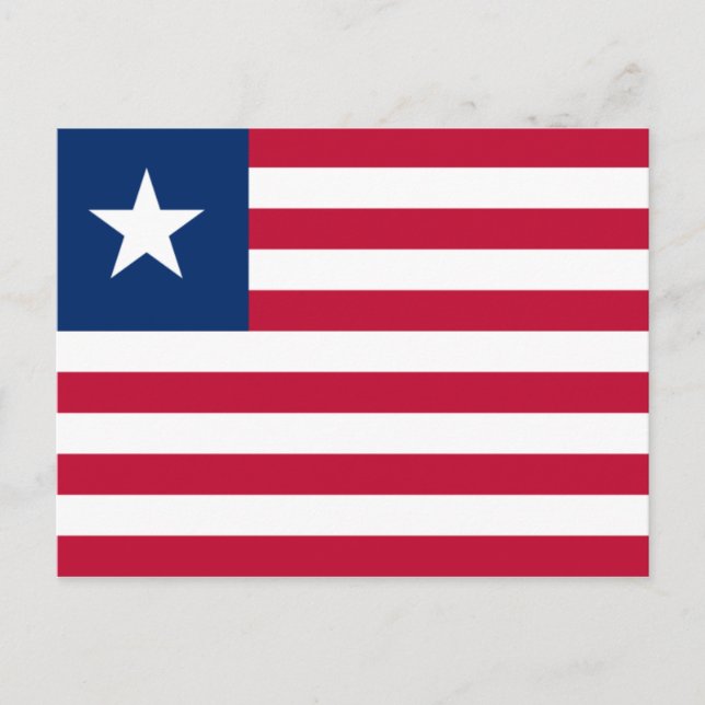 Postkarte Liberia (Vorderseite)