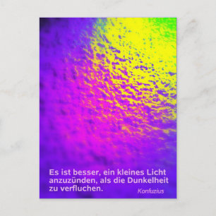 Postkarte "Licht"