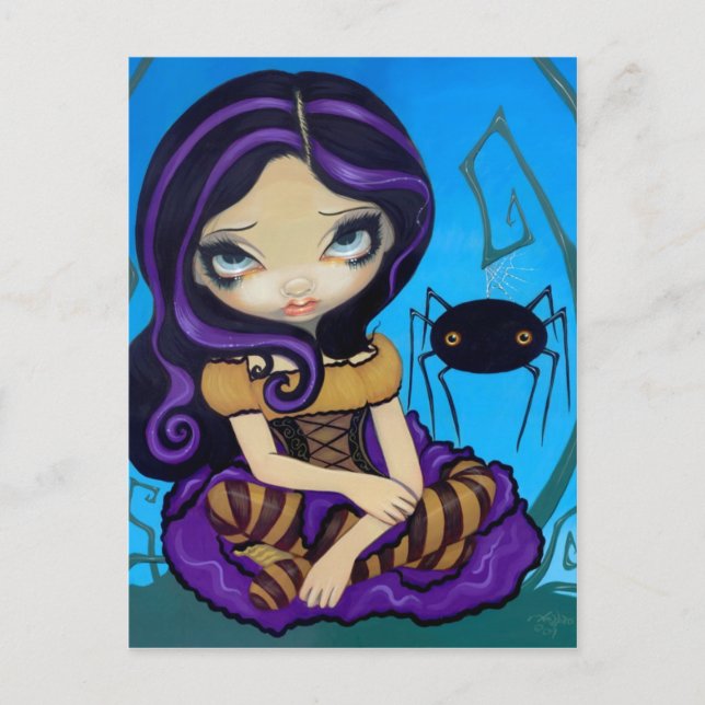 Postkarte "Little Miss Muffet" (Vorderseite)