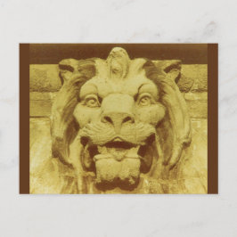 Postkarte - Löwen Kopf