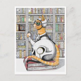 Postkarte: Luftfahrt für Katzen Postkarte