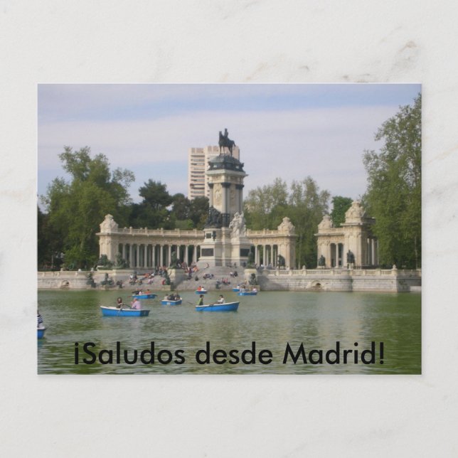 Postkarte Madrids, Spanien (Vorderseite)