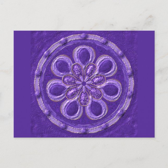 Postkarte MagicMandala EE Raphael (Vorderseite)