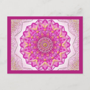 Postkarte MagicMandala Magenta