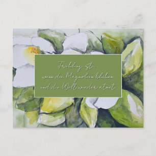 Postkarte_Magnolie Postkarte