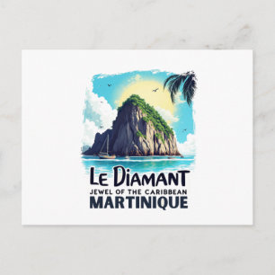Postkarte Martinique Le Diamant