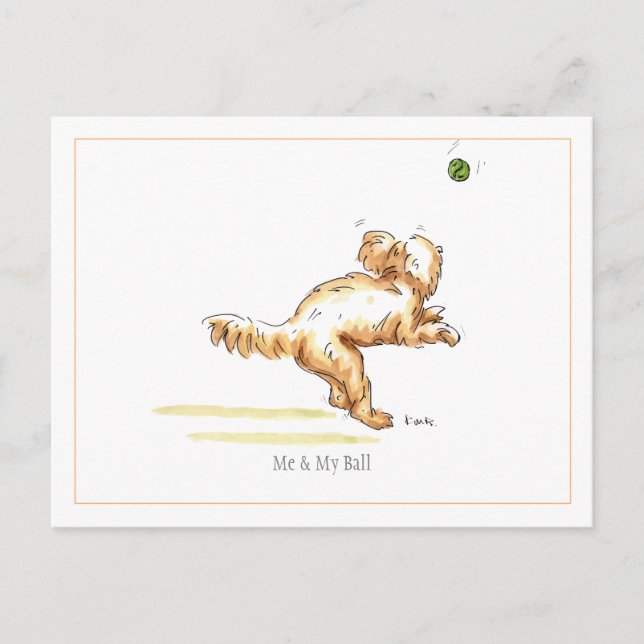 Postkarte "Me & My Ball" (Vorderseite)