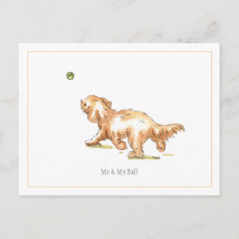 Postkarte "Me & My Ball"