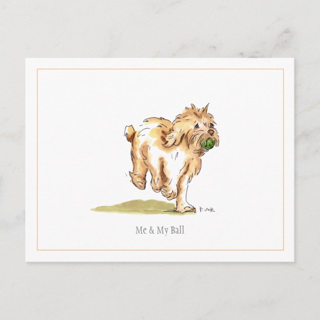 Postkarte "Me & My Ball" (Vorderseite)