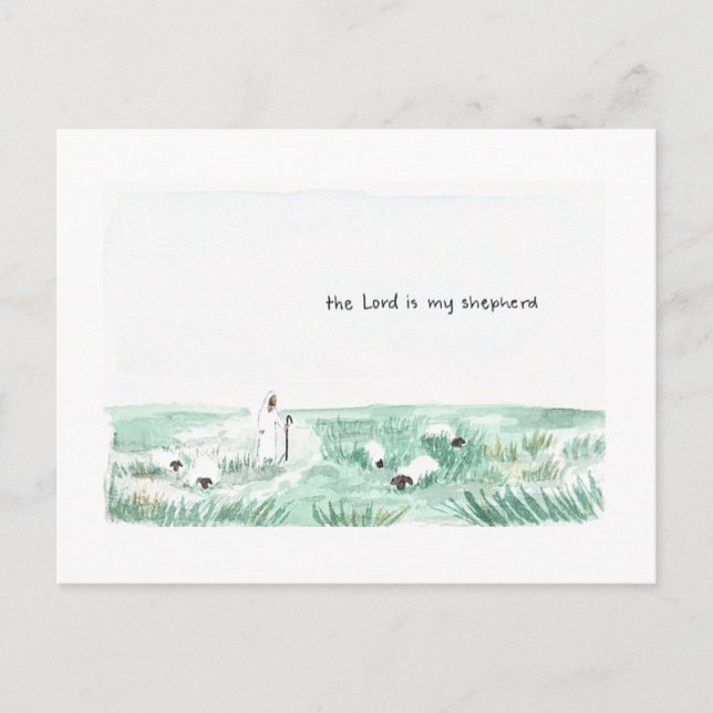 Postkarte meines Hirten (Vorderseite)