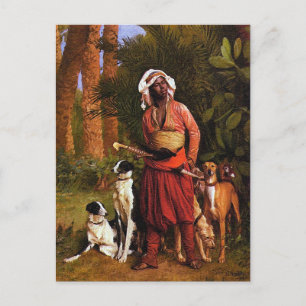 Postkarte: Meister der Hunde Postkarte