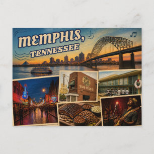 Postkarte Memphis Tennessee