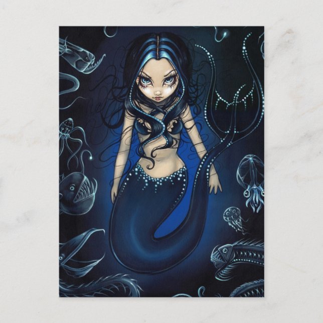 Postkarte "Mermaid of the Deep" (Vorderseite)