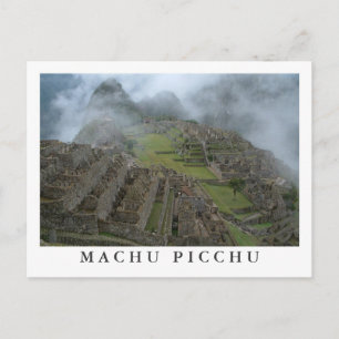 Postkarte "Misty Machu Picchu"