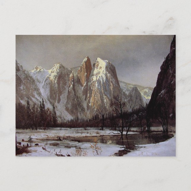 Postkarte mit Albert Bierstadt-Gemälde (Vorderseite)
