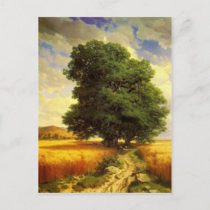 Postkarte mit Alexandre Calame-Gemälde