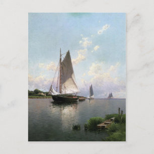 Postkarte mit Alfred Thompson Bricher Malerei