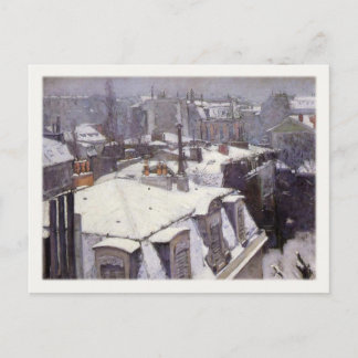 Postkarte mit berühmtem Wintergemälde