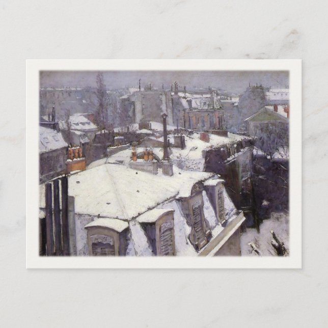 Postkarte mit berühmtem Wintergemälde (Vorderseite)