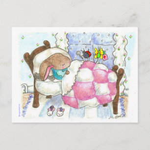 Postkarte mit Bunny und Bugs