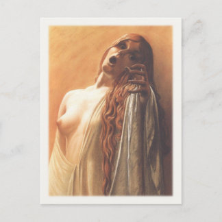 Postkarte mit Carlos Schwabe Gemälde