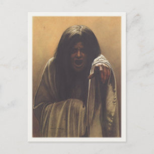 Postkarte mit Carlos Schwabe Gemälde