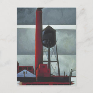 Postkarte mit Charles Demuth-Malerei