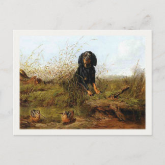 Postkarte mit Cocker Spanischmalerei