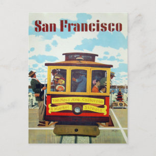 Postkarte mit Coolem San Francisco Print