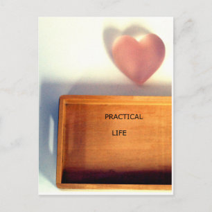 Postkarte mit Elementen aus Montessori-Material