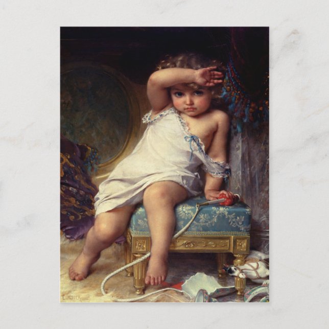 Postkarte mit Emile Munier-Gemälde (Vorderseite)