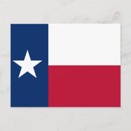 Postkarte mit Flag Texas Staat - USA