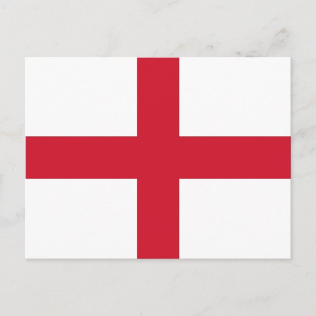 Postkarte mit Flagge des England (Vorderseite)