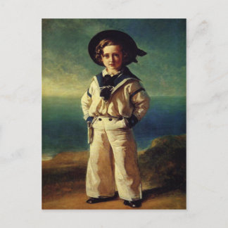 Postkarte mit Franz Winterhalter-Malerei