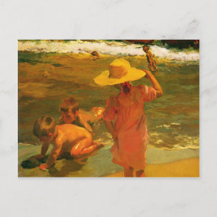 Postkarte mit Gemälde von Joaquin Sorolla y Bastid