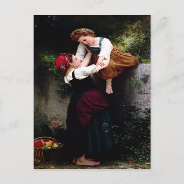 Postkarte mit Gemälde von William Bouguereau (Vorderseite)