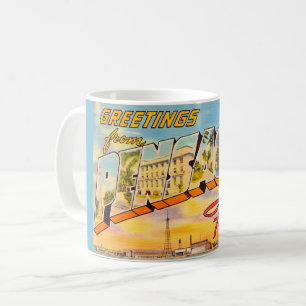 Postkarte mit Grüßen aus Pensacola Florida Kaffeetasse